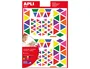 Apli Gomets de triángulos multicolor, 720 unidades