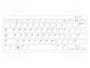 RASPBERRY PI Teclado con distribución US, Negro/Gris