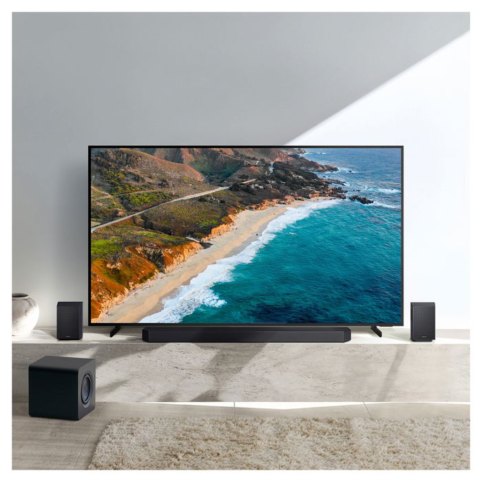 Samsung Soundbar HW-Q930F 9.1.4 Canales 580W con Dolby Atmos, DTS:X, Subwoofer Inalámbrico, AirPlay 2, WiFi, Compatible con Q-Symphony y Game Mode Pro