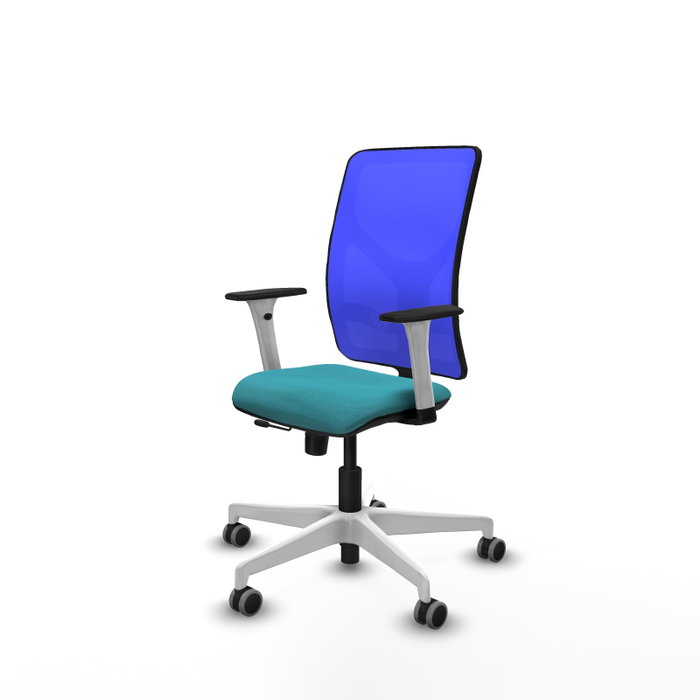 PIQUERAS Y CRESPO Silla de oficina Motilla con mecanismo Sincro/Traslack Turquesa y Azul PIQUERAS Y CRESPO Silla de oficina Motilla con mecanismo Sincro/Traslack Turquesa y Azul