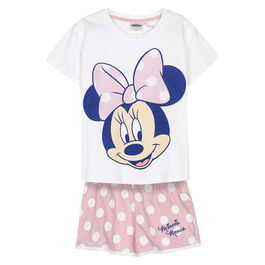 Pijama Corto Single Jersey Minnie Rosa