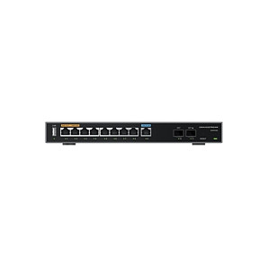 Grandstream GWN7003 Router Gigabit Multi-WAN con VPN y Firewall Integrada, Wi-Fi 5 Doble Banda 802.11ac, 9 Puertos LAN, Negro