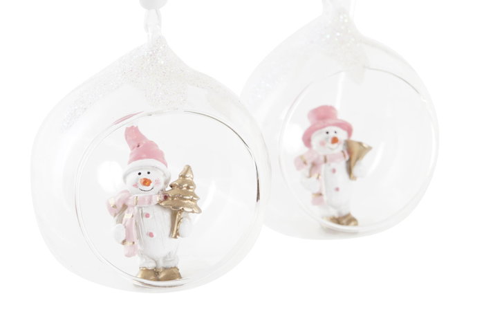DKD Home Decor Decoración Colgante de Resina y Cristal Pack de 4 Surtidos DKD Home Decor Decoración Colgante de Resina y Cristal Pack de 4 Surtidos