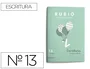 Rubio Cuaderno Caligrafía nº 13 para el Desarrollo de Destrezas Motrices y Lenguaje Escrito