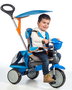 Ociotrends - Triciclo Ranger Acolchado con Capota y Bolso, Edad 10-36 Meses (76x50x96cm), Azul