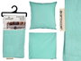 Giftdecor Funda Cojin Cremallera Turquesa 60 x 60 cm (Set de 24)