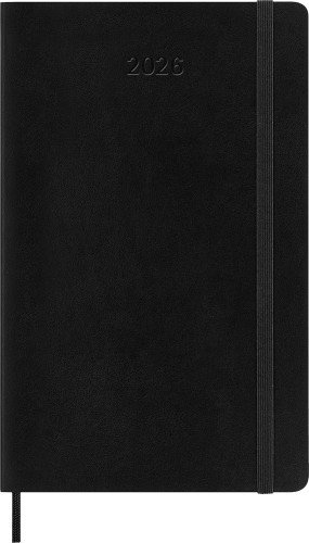 Moleskine Agenda 2026 DSB12WN3Y26 Tapa Blanda Semanal L (13 x 21 cm) Negra