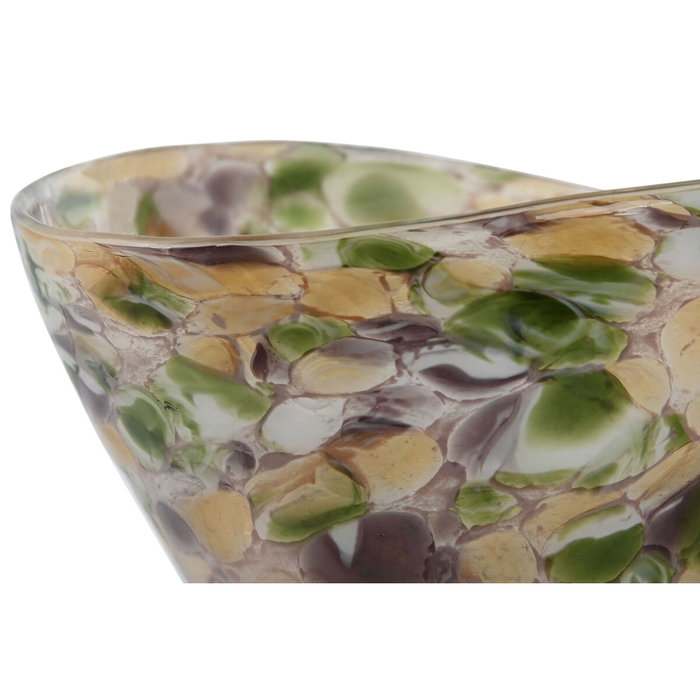 DKD Home Decor Centro de Mesa de Cristal Multicolor