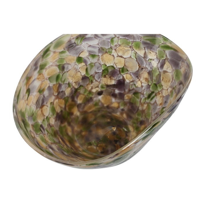 DKD Home Decor Centro de Mesa de Cristal Multicolor