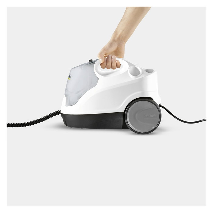 Kärcher SC 4 EasyFix Limpiador a Vapor de Cilindro, 2000 W, 3.5 bar, Vapor Ajustable, Incluye Cepillo y Boquilla de Suelo, Capacidad 0.8 L
