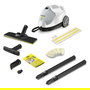 Kärcher SC 4 EasyFix Limpiador a Vapor de Cilindro, 2000 W, 3.5 bar, Vapor Ajustable, Incluye Cepillo y Boquilla de Suelo, Capacidad 0.8 L