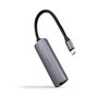 Nanocable Adaptador USB-C 3.1 a RJ45 con PD 100W, Gris