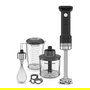 Kitchenaid 5KHBRV05BM Batidora de Mano Inalámbrica GO, Negra Mate con Accesorios (Sin Batería)