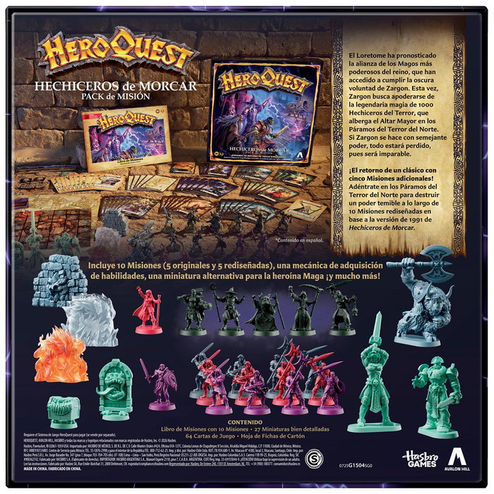 Hasbro HeroQuest: Hechiceros de Morcar Pack de Misión Hasbro HeroQuest: Hechiceros de Morcar Pack de Misión