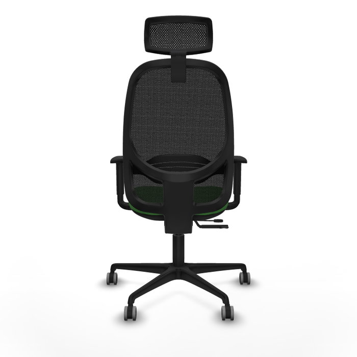 PIQUERAS Y CRESPO Silla de oficina Cilanco Verde con mecanismo Sincro/Traslack