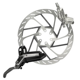 Sram Code Ultimate Stealth Freno de Disco Hidráulico MTB, 4 Pistones, Palanca Carbono, Sin Disco