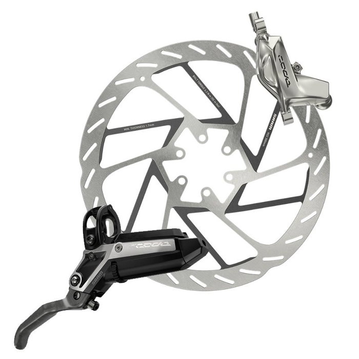 Sram Code Ultimate Stealth Freno de Disco Hidráulico MTB, 4 Pistones, Palanca Carbono, Sin Disco Sram Code Ultimate Stealth Freno de Disco Hidráulico MTB, 4 Pistones, Palanca Carbono, Sin Disco