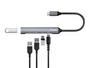 Equip 128962 Hub USB-C de 5 Puertos con PD 100W - 1x USB-C + 2x USB-A 3.0 + 2x USB 2.0 - 5 Gbps - Aluminio Plateado