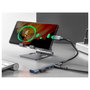 Equip Hub USB-C 5 Puertos con Carga PD 100W y Carcasa de Aluminio Plata