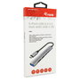 Equip Hub USB-C 5 Puertos con Carga PD 100W y Carcasa de Aluminio Plata