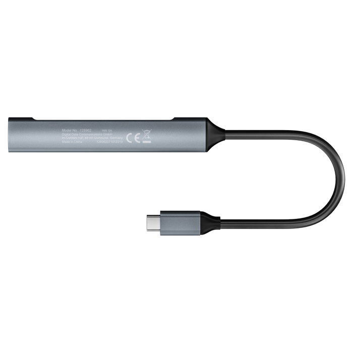Equip Hub USB-C 5 Puertos con Carga PD 100W y Carcasa de Aluminio Plata Equip Hub USB-C 5 Puertos con Carga PD 100W y Carcasa de Aluminio Plata