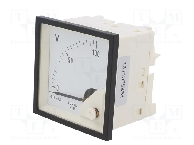 LUMEL Voltímetro Analógico para Panel 0-100V DC Serie MA17