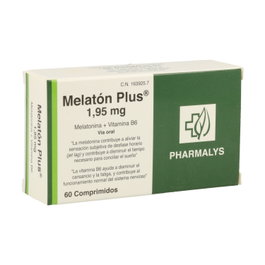 Pharmalys Melaton Plus 60 comprimidos 1,8 mg - Ayuda a conciliar el sueño y aliviar el jet lag