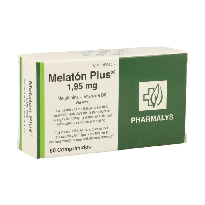 Pharmalys Melaton Plus 60 comprimidos 1,8 mg - Ayuda a conciliar el sueño y aliviar el jet lag