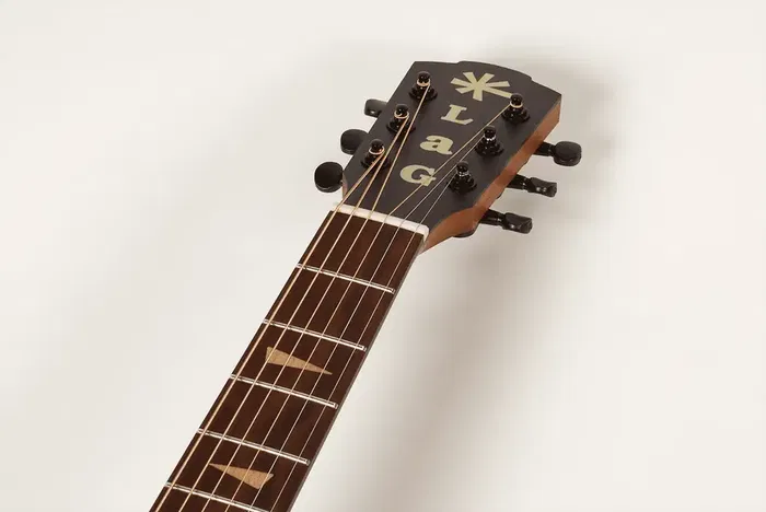 LAG Guitarra Acústica Parlor Electro Signature Vianney Lag Natural Caoba Abeto Engelmann Barniz Satinado