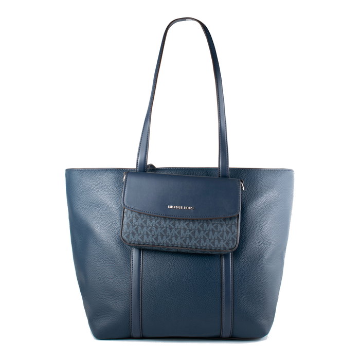 Michael Kors Set de Viaje 2 en 1 Jet Set Travel Bolso y Cartera Azul