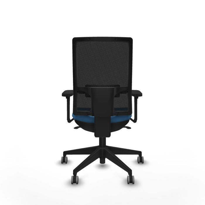 PIQUERAS Y CRESPO Silla de oficina Horna Azul claro con respaldo de malla Negro PIQUERAS Y CRESPO Silla de oficina Horna Azul claro con respaldo de malla Negro