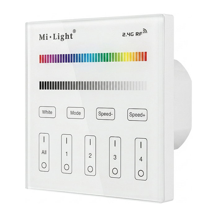 Miboxer Smart Panel RGB/RGB-W de 4 zonas para Milight/Miboxer Miboxer Smart Panel RGB/RGB-W de 4 zonas para Milight/Miboxer