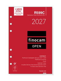 Finocam Recambio Agenda Anual 2027 Catalán 117x181 mm