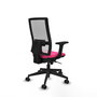 PIQUERAS Y CRESPO Silla de oficina Horna Rosa y Blanco