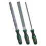 Bosch BOS4053423255522 Juego de escofinas de 3 piezas (planas, redondas, semicirculares) de acero al carbono duro para madera