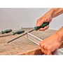 Bosch BOS4053423255522 Juego de escofinas de 3 piezas (planas, redondas, semicirculares) de acero al carbono duro para madera