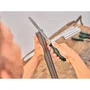 Bosch BOS4053423255522 Juego de escofinas de 3 piezas (planas, redondas, semicirculares) de acero al carbono duro para madera