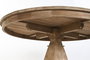 DKD Home Decor Mesa Redonda Comedor Shabby 140 x 76 x 140 cm Madera Reciclada y Abeto