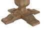 DKD Home Decor Mesa Redonda Comedor Shabby 140 x 76 x 140 cm Madera Reciclada y Abeto