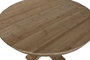 DKD Home Decor Mesa Redonda Comedor Shabby 140 x 76 x 140 cm Madera Reciclada y Abeto