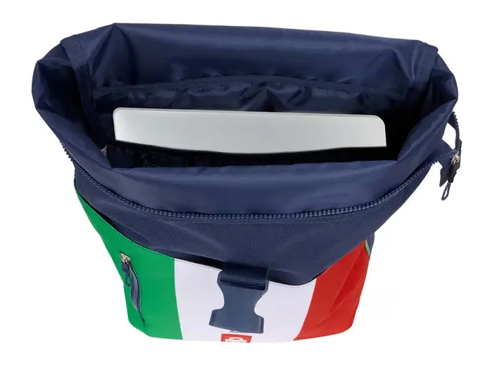 Safta Mochila con Solapa para Portátil 15,6'' Benetton Flag