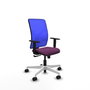PIQUERAS Y CRESPO Silla de oficina Motilla con mecanismo Sincro, Morado y Azul