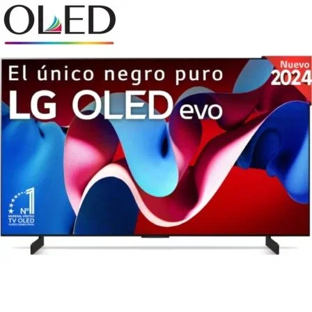 LG OLED42C45LA TV OLED evo AI C4 42" 4K UHD Smart TV webOS 24, 144Hz Gaming, Dolby Vision Atmos LG OLED42C45LA TV OLED evo AI C4 42" 4K UHD Smart TV webOS 24, 144Hz Gaming, Dolby Vision Atmos