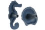 DKD Home Decor Pomo Mediterraneo Azul Hierro Colado 3 x 8 x 4 cm (12 Unidades)