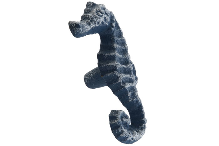 DKD Home Decor Pomo Mediterraneo Azul Hierro Colado 3 x 8 x 4 cm (12 Unidades)