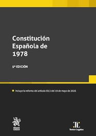 TIRANT LO BLANCH, Constitución Española 1978 5ª Edición - Textos Legales