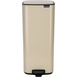Brabantia Bo Cubo de Basura de Pedal 30 Litros Soft Beige
