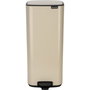Brabantia Bo Cubo de Basura de Pedal 30 Litros Soft Beige