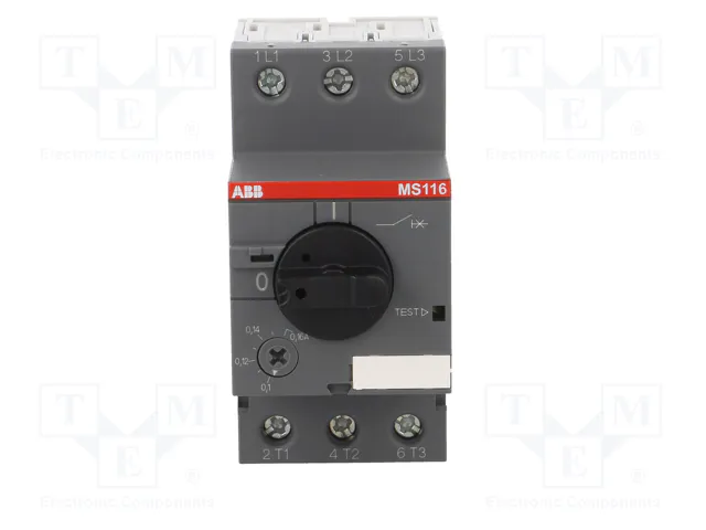 ABB MS116-0.16 Interruptor motorizado 0,03kW 208÷690VAC