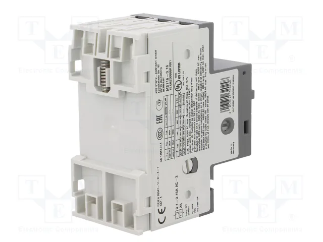 ABB MS116-0.16 Interruptor motorizado 0,03kW 208÷690VAC